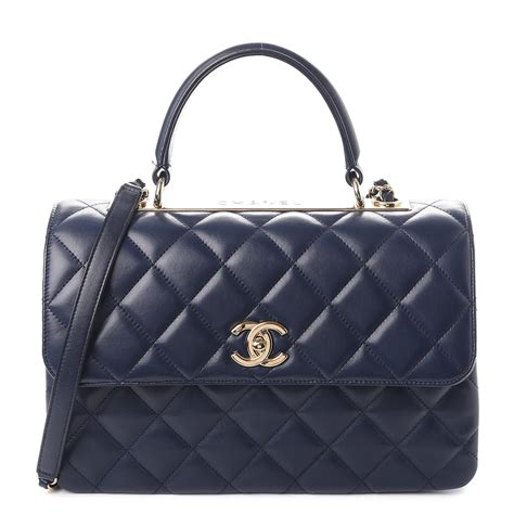 chanel blue small bag|chanel bag navy blue.